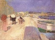 Edvard Munch The English man at the Venice street oil painting artist